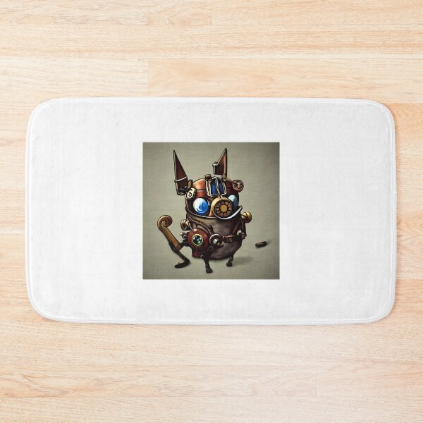 Item preview, Steampunk Artistic Electric Mouse Illustration with Vintage Mechanical Elements designed and sold by Irenekioko.