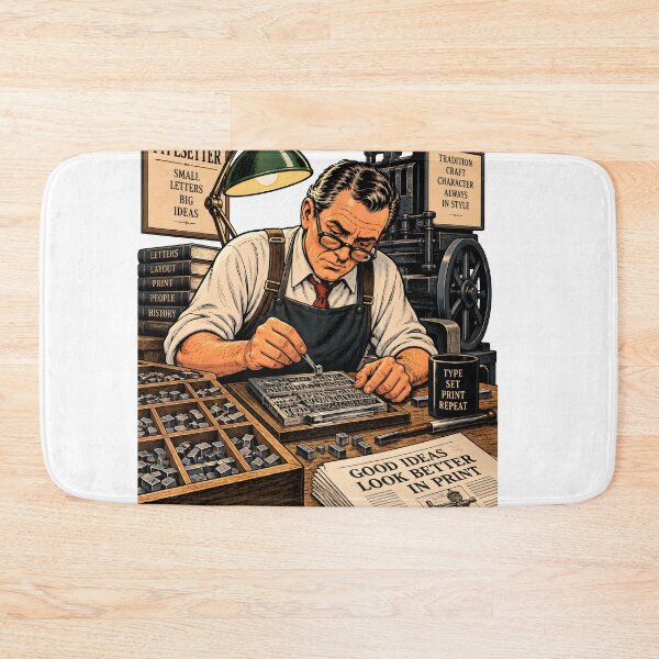 Item preview, The Last Typesetter designed and sold by TOMSZE.