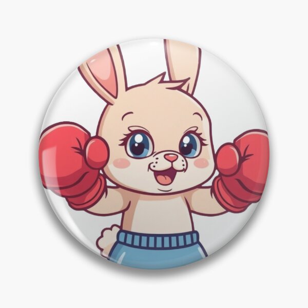 Item preview, Cute Cartoonish Boxing Rabbit Saturday Morning Cartoon Fighter designed and sold by Martial-Art-23.