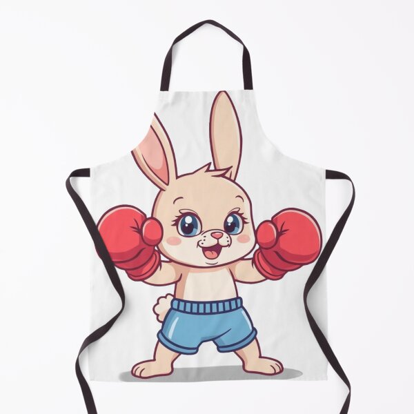 Item preview, Cute Cartoonish Boxing Rabbit Saturday Morning Cartoon Fighter designed and sold by Martial-Art-23.