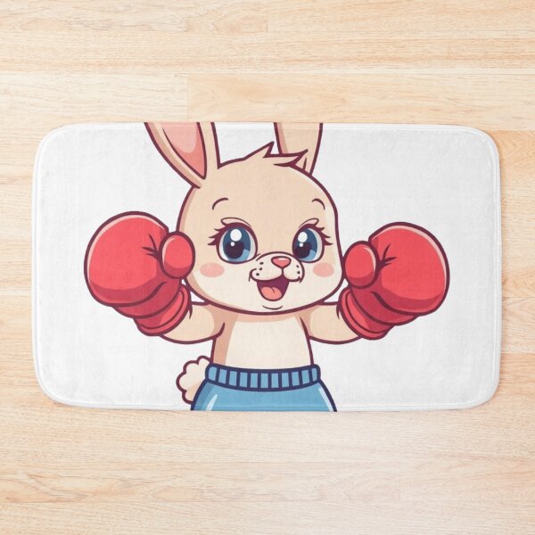 Item preview, Cute Cartoonish Boxing Rabbit Saturday Morning Cartoon Fighter designed and sold by Martial-Art-23.