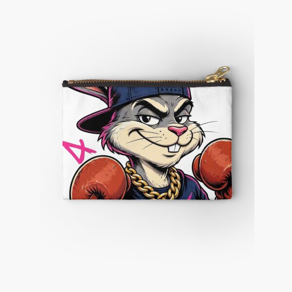 Item preview, 90s Street Cartoon Boxing Rabbit Retro Tough Bunny designed and sold by Martial-Art-23.