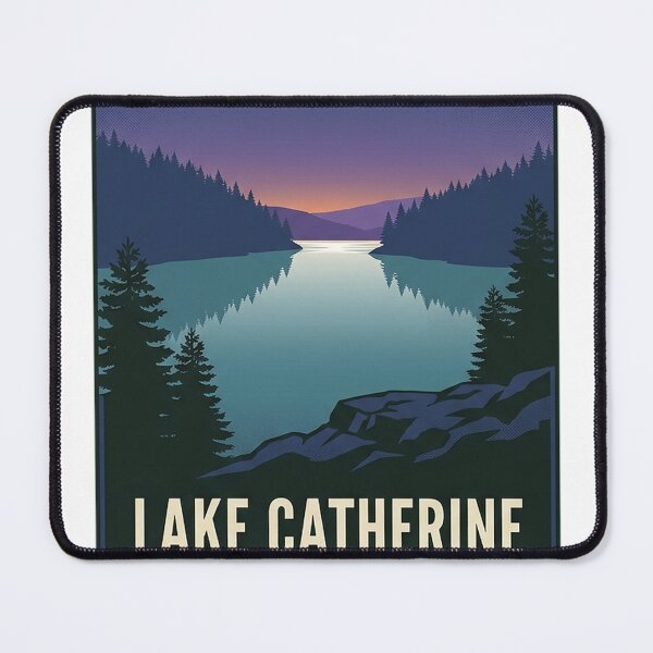 Item preview, Lake Catherine State Park Blue Hour Reflection Sticker designed and sold by DetourDgn.
