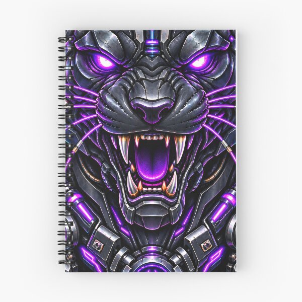 Item preview, Cyberpunk Robotic Cyber Panther Alpha Art designed and sold by RiteshCenter .