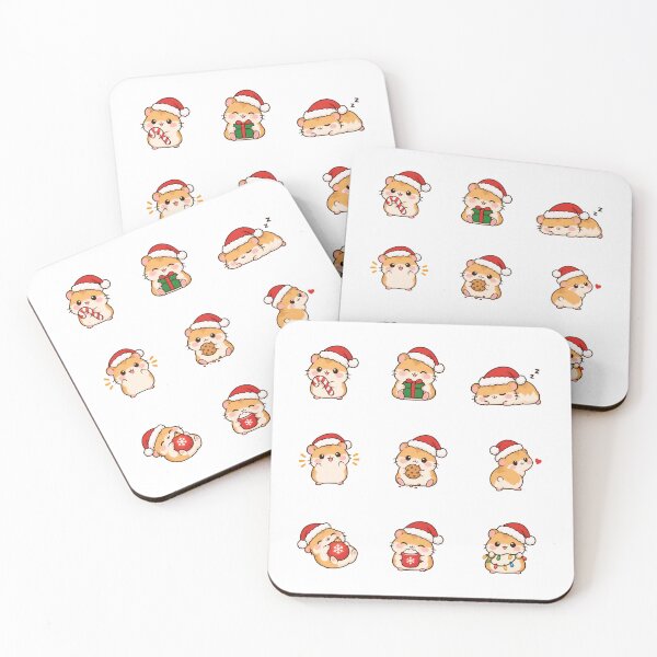 Item preview, Cute Christmas Hamsters designed and sold by odkocreative.