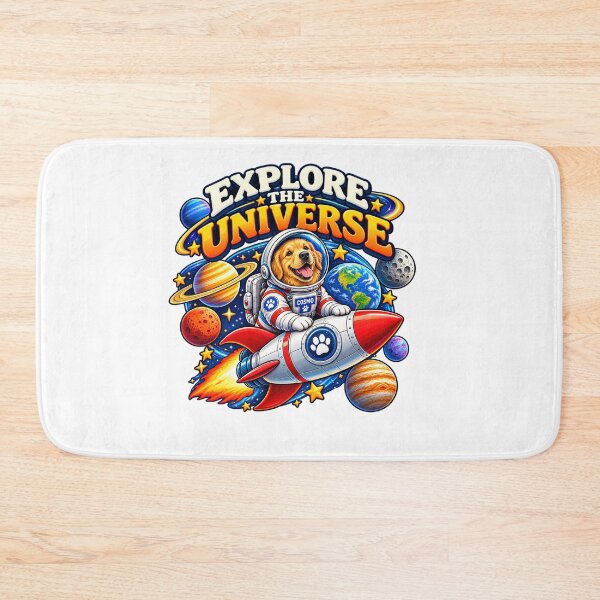Item preview, Explore the Universe Golden Retriever Astronaut Space Dog Design designed and sold by CreativeNest Prints.