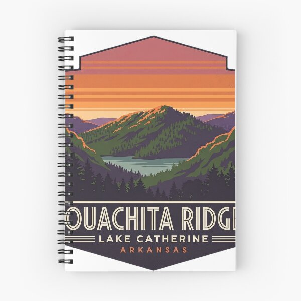 Item preview, Ouachita Ridge Lake Catherine State Park Crest Sticker designed and sold by DetourDgn.