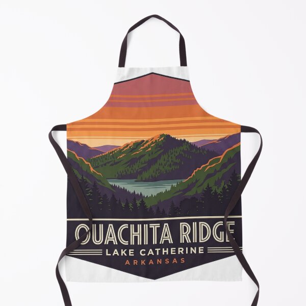 Item preview, Ouachita Ridge Lake Catherine State Park Crest Sticker designed and sold by DetourDgn.