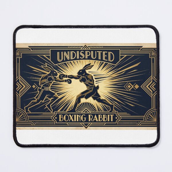 Item preview, Art Deco Boxing Rabbit Undisputed Fight Poster Graphic designed and sold by Martial-Art-23.