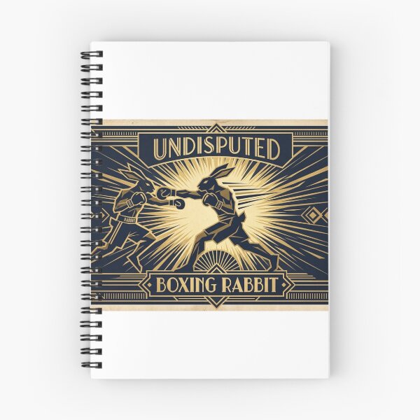 Item preview, Art Deco Boxing Rabbit Undisputed Fight Poster Graphic designed and sold by Martial-Art-23.