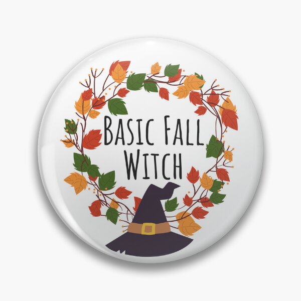 Item preview, Basic Fall Witch Autumn Leaves designed and sold by ACozyChaos.