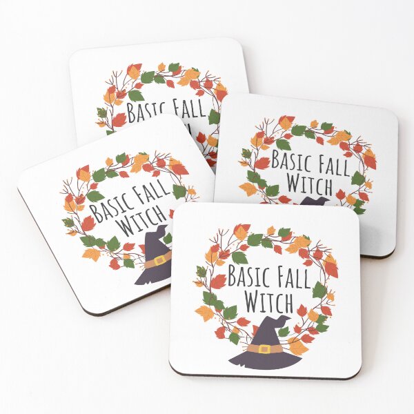 Item preview, Basic Fall Witch Autumn Leaves designed and sold by ACozyChaos.