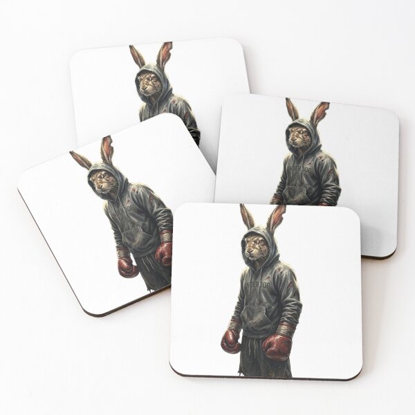 Item preview, The Underdog Boxing Rabbit Cinematic Movie Style Poster designed and sold by Martial-Art-23.