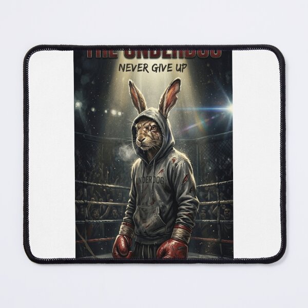 Item preview, The Underdog Boxing Rabbit Cinematic Movie Style Poster designed and sold by Martial-Art-23.
