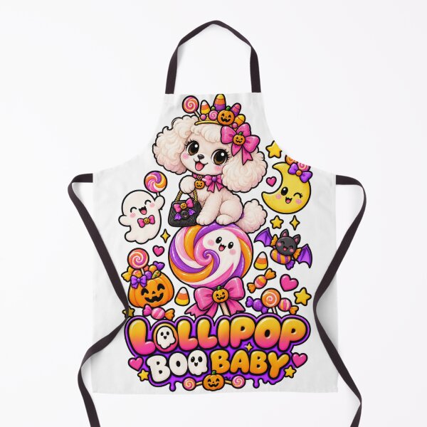 Item preview, Lollipop Boo Baby | Cute Poodle Halloween Candy Lollipop Ghost designed and sold by KnrNazimTHRE4DS.