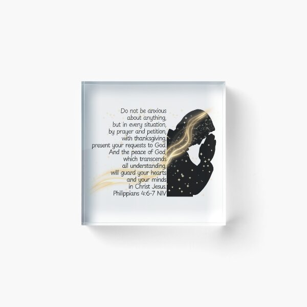 Item preview, Bible Art - Philippians 4:6-7 Do not be Anxious  designed and sold by Boy and Belugee.