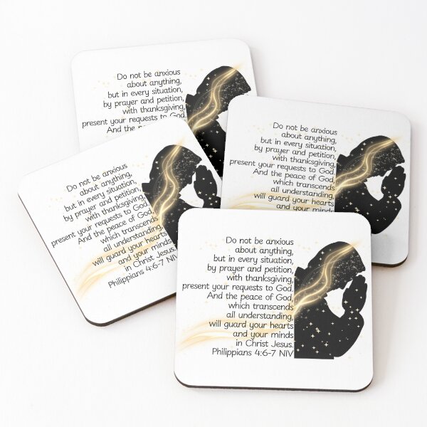 Item preview, Bible Art - Philippians 4:6-7 Do not be Anxious  designed and sold by Boy and Belugee.
