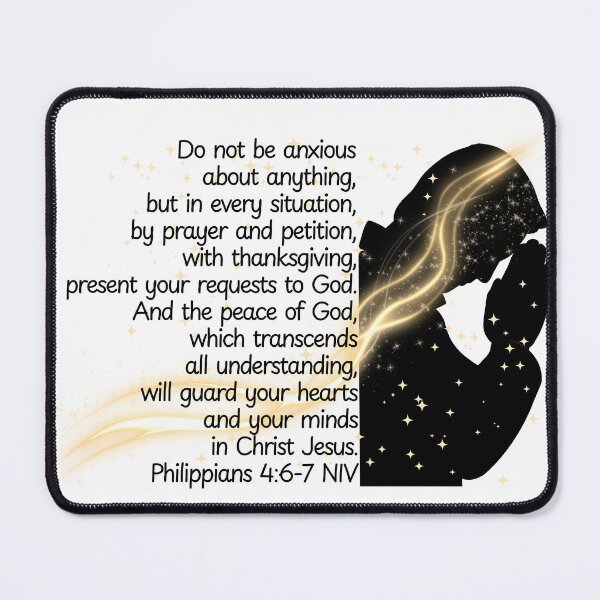 Item preview, Bible Art - Philippians 4:6-7 Do not be Anxious  designed and sold by Boy and Belugee.
