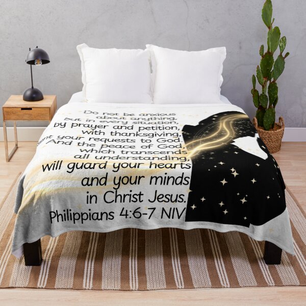 Item preview, Bible Art - Philippians 4:6-7 Do not be Anxious designed and sold by Boy and Belugee.