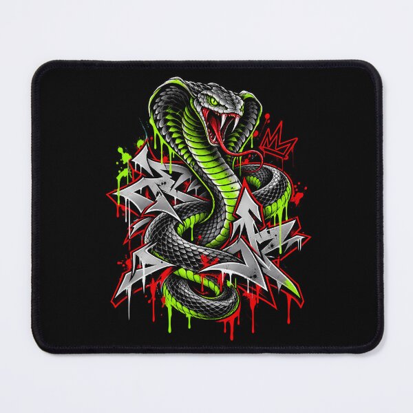 Item preview, Aggressive Serpentine Graffiti Art with Intense Urban Street Style designed and sold by potseed21.