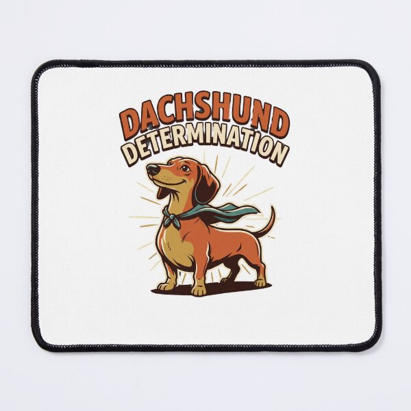 Item preview, Funny Dachshund Determination Heroic Dog Retro Comic T-Shirt Design designed and sold by BiniClicks.
