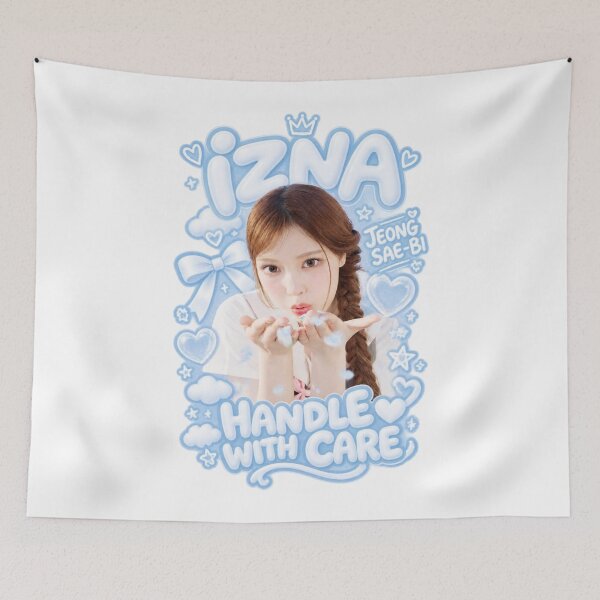 Item preview,  izna Jeong Saebi Handle With Care Blue Heart designed and sold by Valereekmerch.