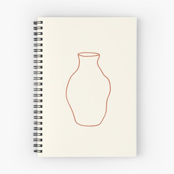 Item preview, Uneven Clay Vase | Wabi-Sabi Minimalist Line Art designed and sold by Zaramodo.