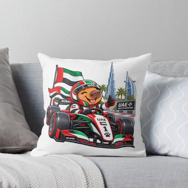Item preview, Cute Capybara in UAE – Race to Adventure designed and sold by CapybaraTravels.