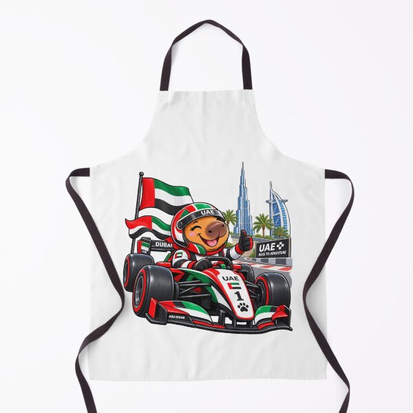 Item preview, Cute Capybara in UAE – Race to Adventure designed and sold by CapybaraTravels.