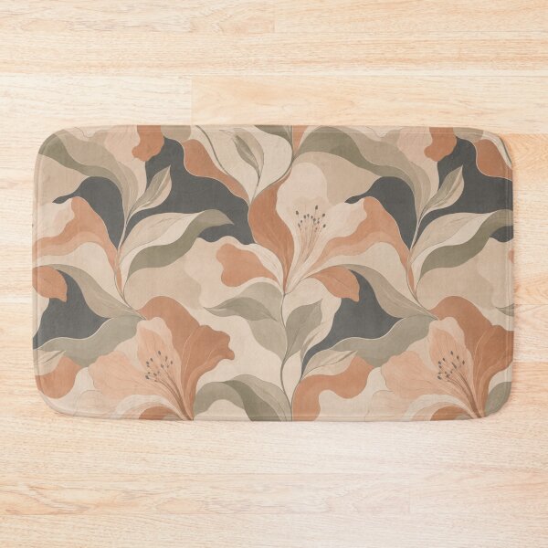 Item preview, Vintage Floral Pattern – Neutral Beige Peach Botanical Aesthetic designed and sold by CreativeCharmCo.