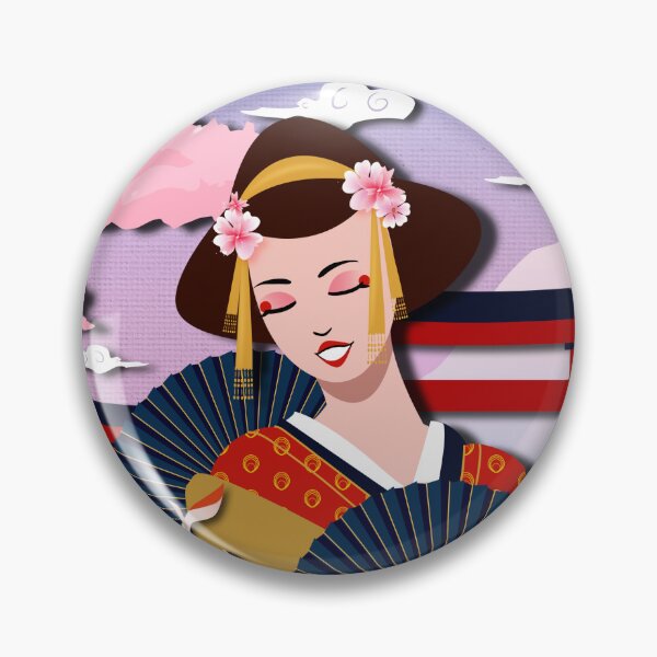 Item preview,  Illustration featuring a traditional Japanese geisha designed and sold by Natsuzie.