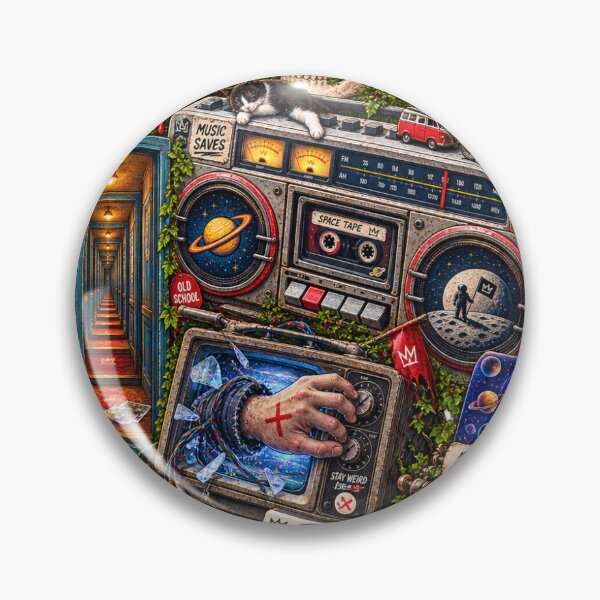 Item preview, Dream. Create. Repeat. – Retro Surreal World designed and sold by #kingMAMECRAFT.