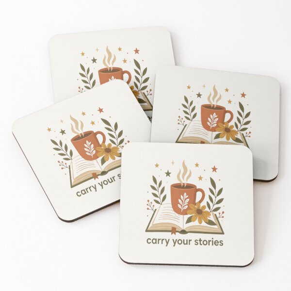 Item preview, Carry Your Stories Cozy Book Coffee designed and sold by creativerooney.