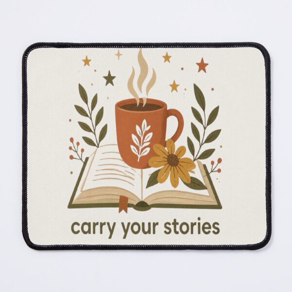Item preview, Carry Your Stories Cozy Book Coffee designed and sold by creativerooney.