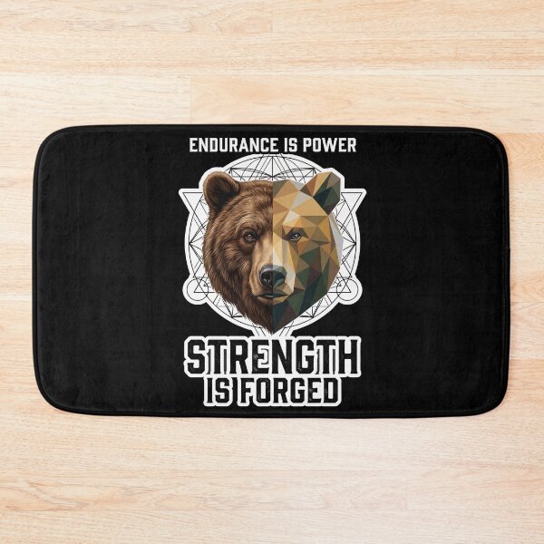 Item preview, Split Geometric Bear Head designed and sold by FusionArtStyle.