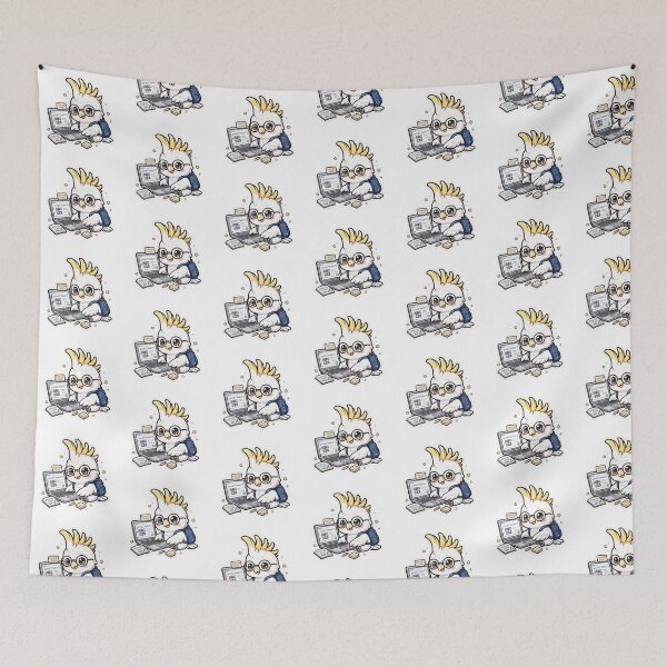 Item preview, Cute Cockatoo Back To School Coding Class designed and sold by Wildlife-Walk.