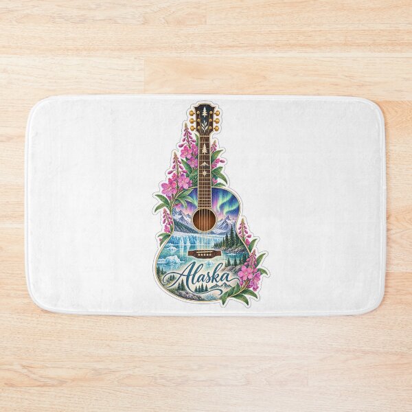 Item preview, Alaska Northern Lights Guitar designed and sold by Whimspired By Paxx.