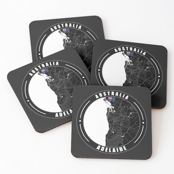 Item preview, Adelaide Australia City Map  designed and sold by Thistle-TShop.