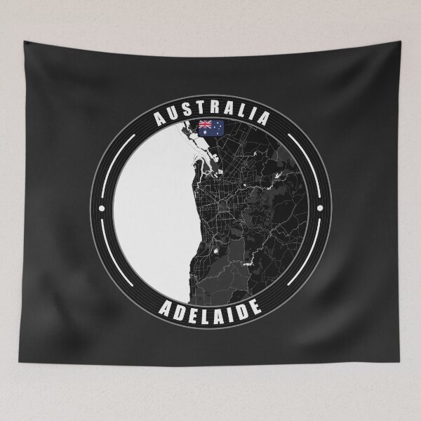Item preview, Adelaide Australia City Map  designed and sold by Thistle-TShop.