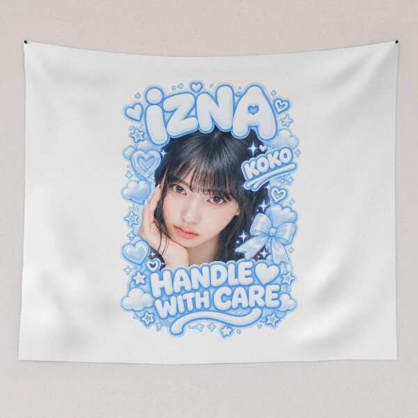 Item preview, izna Koko Handle With Care Blue Heart Y2K designed and sold by Valereekmerch.