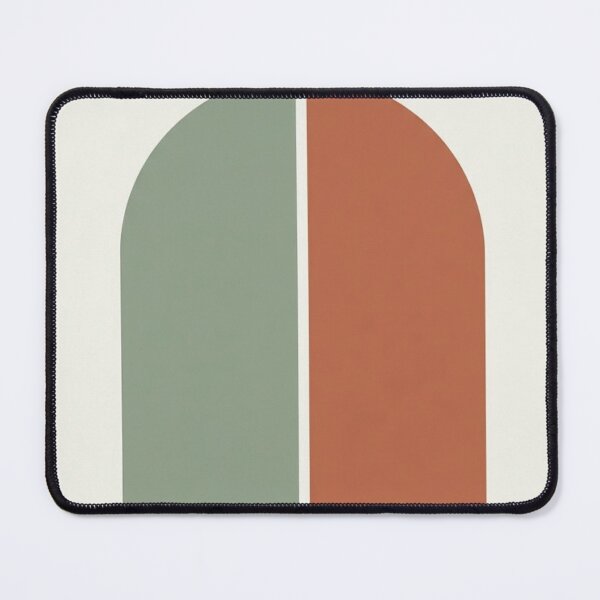 Item preview, Split Arch Composition | Minimalist Sage and Terracotta Print designed and sold by Zaramodo.