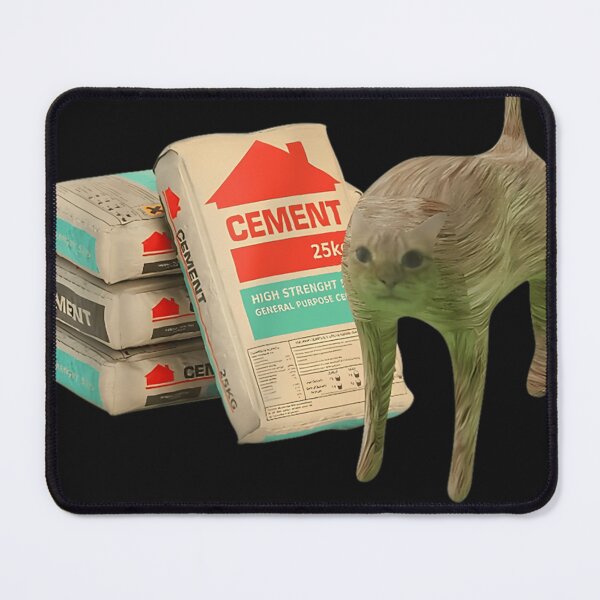 Item preview, I Eat Cement Cursed Cat Funny Oddly Specific Meme designed and sold by TYRONWILLIAMSA.