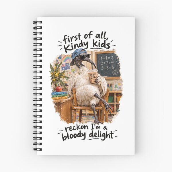 Item preview, Funny Ibis Bird Bin Chicken Kindy Teacher Australian Slang Art designed and sold by Yellowriversss.