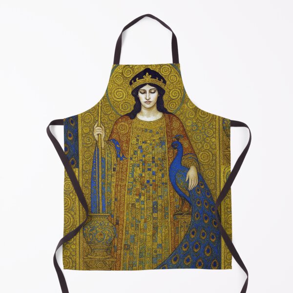 Artikelvorschau, Gemälde der griechischen Göttin Hera mit Pfau. entworfen und verkauft von GalleryKauffeld.