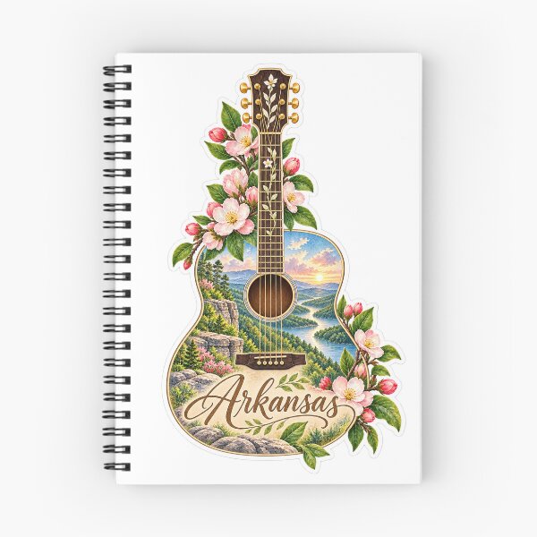 Item preview, Arkansas Ozark Beauty Guitar designed and sold by Whimspired By Paxx.