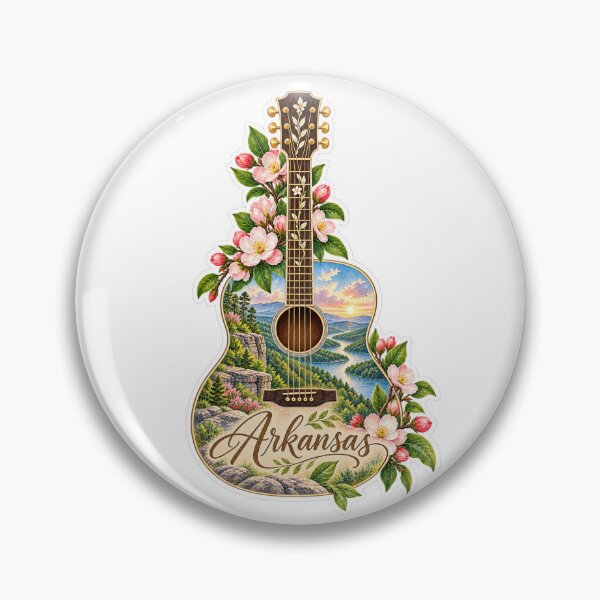 Item preview, Arkansas Ozark Beauty Guitar designed and sold by Whimspired By Paxx.