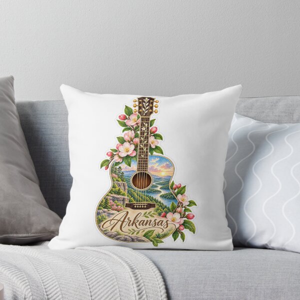 Item preview, Arkansas Ozark Beauty Guitar designed and sold by Whimspired By Paxx.