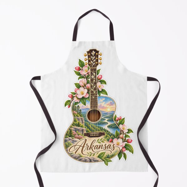 Item preview, Arkansas Ozark Beauty Guitar designed and sold by Whimspired By Paxx.