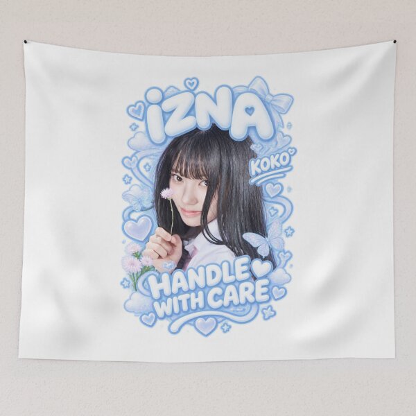 Item preview, izna Koko Fairy Wings Light Blue Heart designed and sold by Valereekmerch.