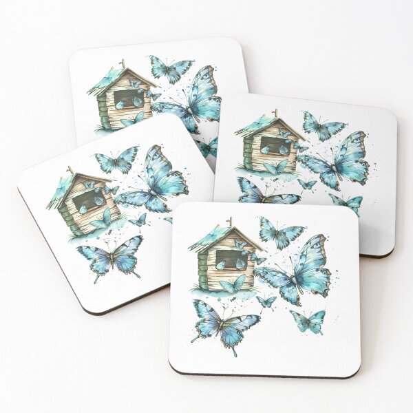 Item preview, Blue Butterfly | Elegant Nature Aesthetic Art ? designed and sold by Mandayartstudio.